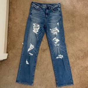 American Eagle Slim Straight High Rise Jeans